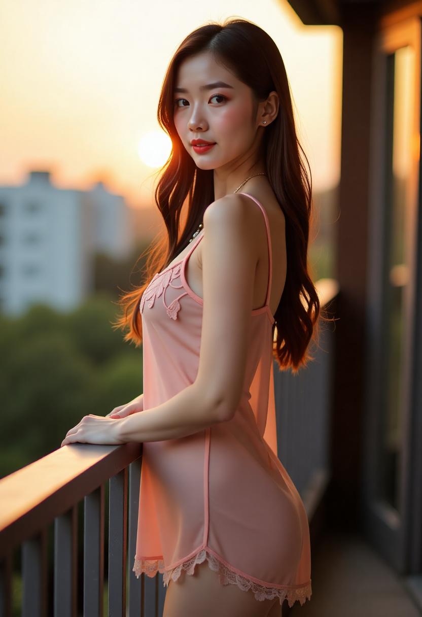 爷爷教孙子钓鱼