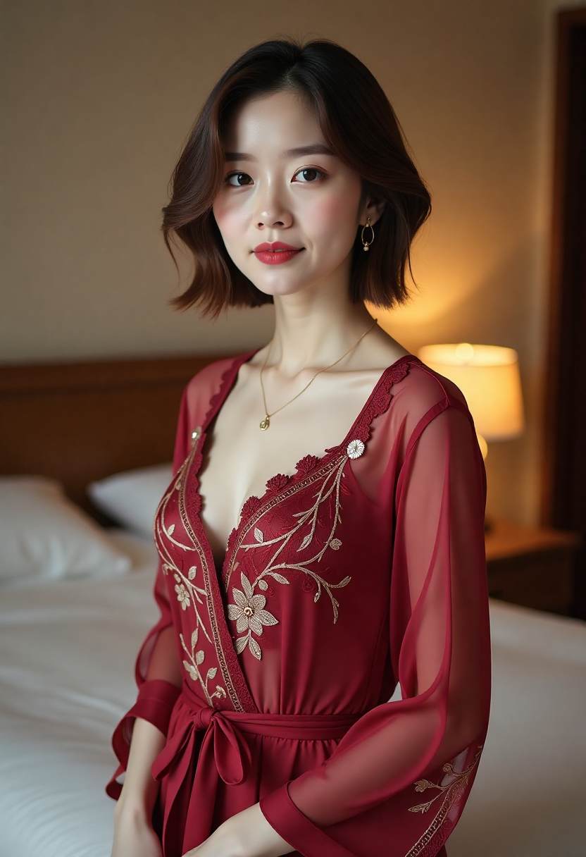 一家人散步